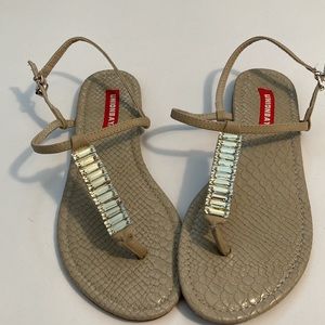 Sandals- jeweled union bay- 7 m